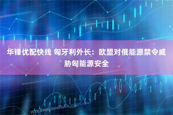华锋优配快线 匈牙利外长：欧盟对俄能源禁令威胁匈能源安全